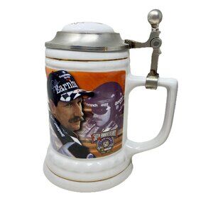 1998 Dale Earnhardt Ltd Edition Beer Stein With Lid 50th Anniversary Nascar 0767